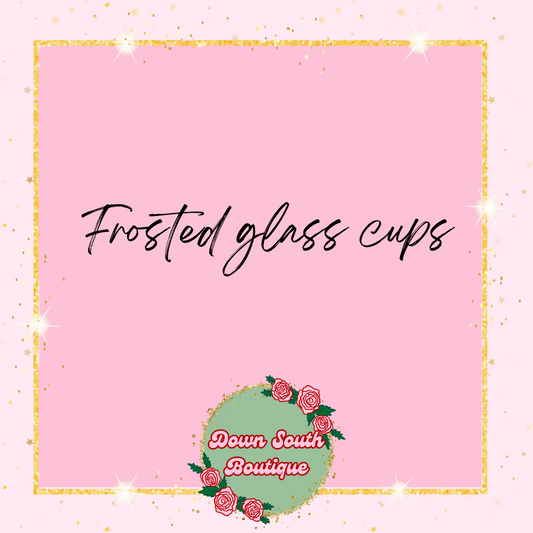 Frosted Glass Cups